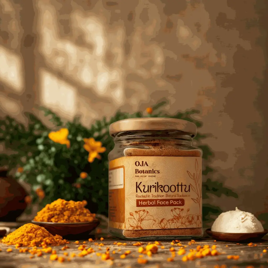 Kurikoottu – Herbal Face Pack by OJA Botanics (60g)
